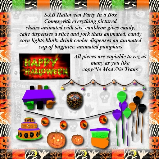 S&B Halloween Party In A Box