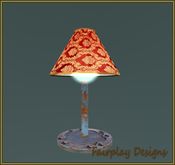 Glowing Vintage Steampunk Style Lamp