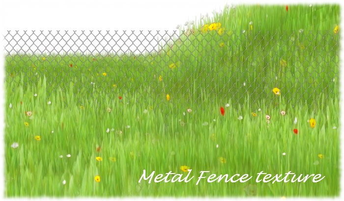 Metal Fence Texture (Seamless & Full Perm)