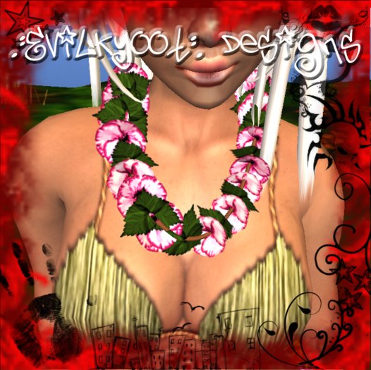 .:Evilkyoot:. Aloha Lei - Akala (Pink)