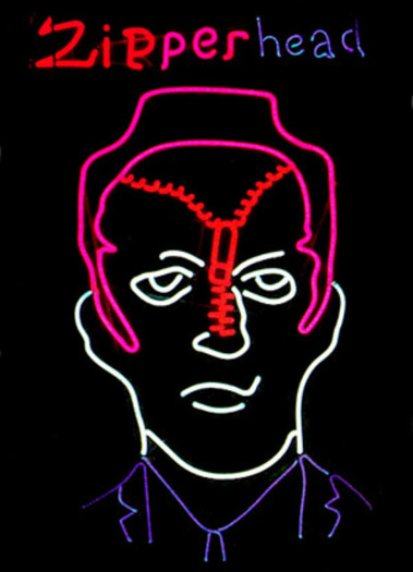 neon zipper head
