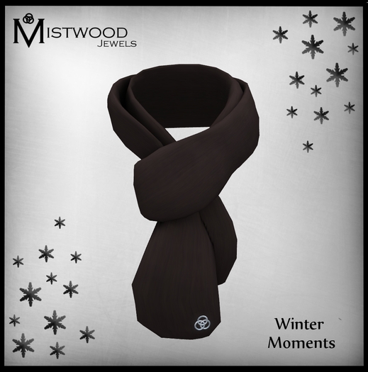 [Mistwood Jewels] Winter Moments - Brown Unisex Scarf