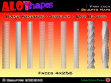 VERY USEFUL !! / 9 FullPerm Sculpties - 1 Prim each / Resma