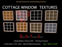 High Resolution Cottage Window Texture Pack 294X