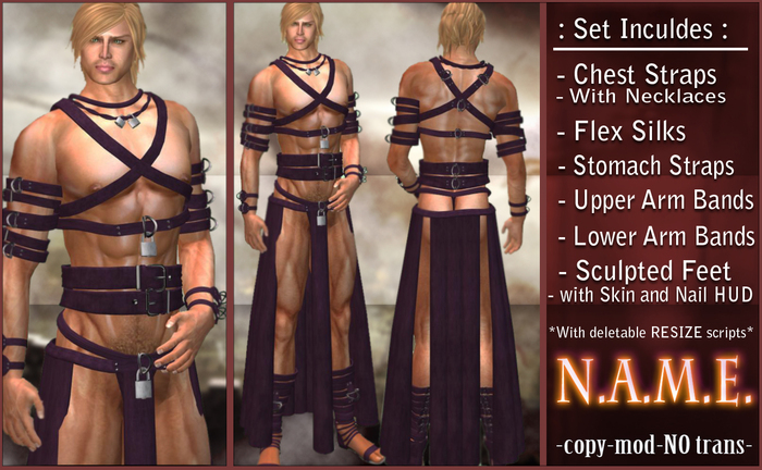 (N.A.M.E.) Strapped Silk - Purple