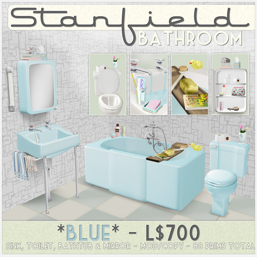 /artilleri/ Stanfield bathroom *blue* FATPACK