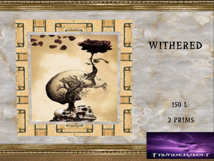 WITHERED-MARKED DOWN