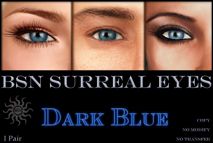 BSN Surreal Eyes - Dark Blue
