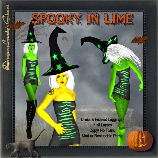 Spooky in Lime 