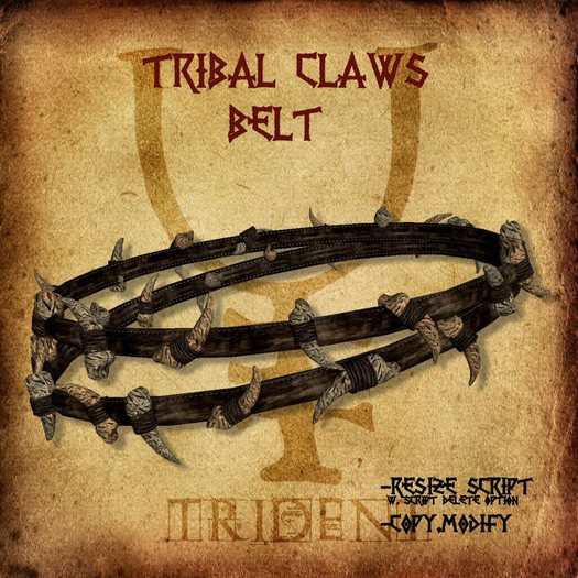 Tribal Claws Belt