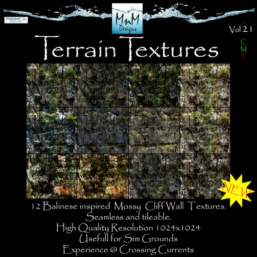 Terrain Textures Vol 21  Bali  - DEMO - ***MnM Designs***
