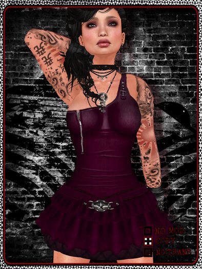 .:* LOULOU&CO *:. - Dress :: DIAMOND ROCK :: Purple