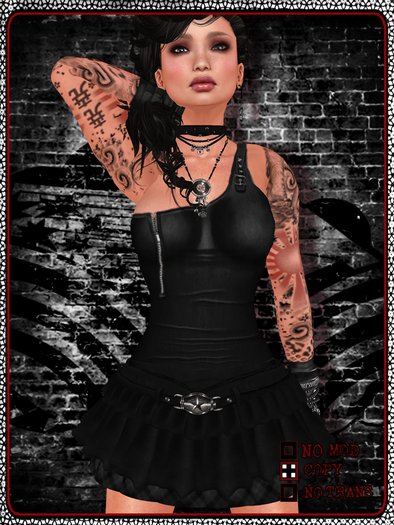 .:* LOULOU&CO *:. - Dress :: DIAMOND ROCK :: Black