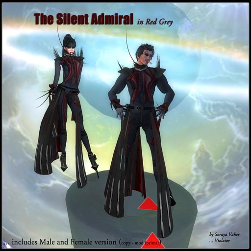 'The Silent Admiral' - in Red Grey / Violator