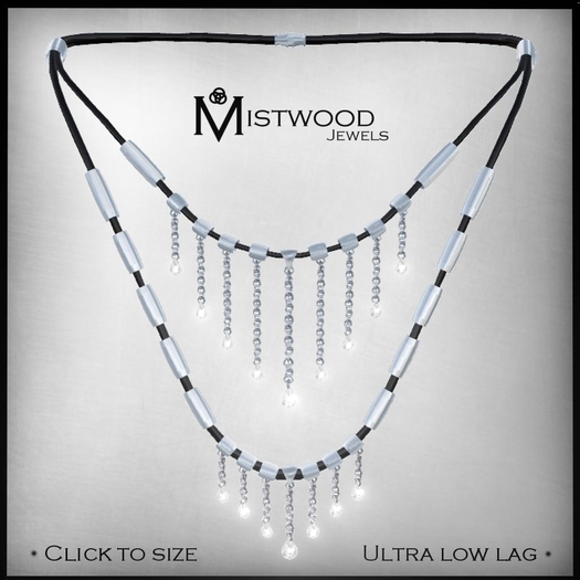 [Mistwood Jewels] Milky Way Necklace - Diamons & Silver