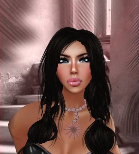 ^^MeL Millvale^^ Butterfly LightRose Necklace