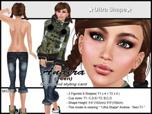 *Ultra Shape* Teen Series F - Andrea - 5'4"/ 5'3"