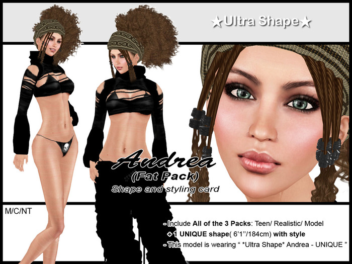*Ultra Shape* Andrea - Fat Pack