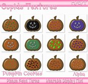12  PUMPKIN COOKIES Textures