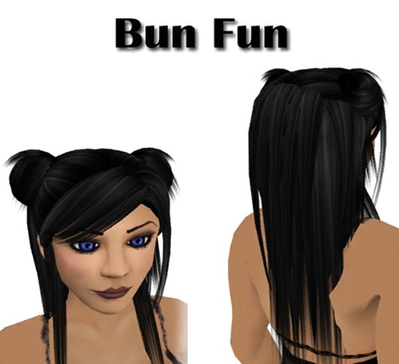 Bun Fun Female Hair (No Transfer)