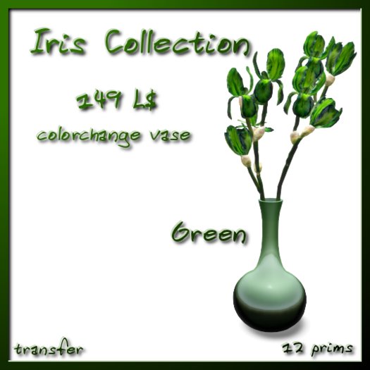 Roses By Res - Green Iris Collection  (Giftbox)