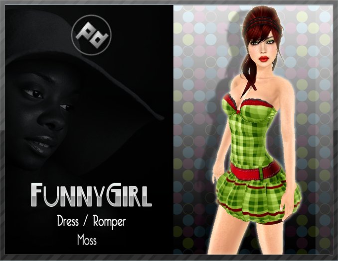 ::Poised:: FunnyGirl Dress/Romper Moss