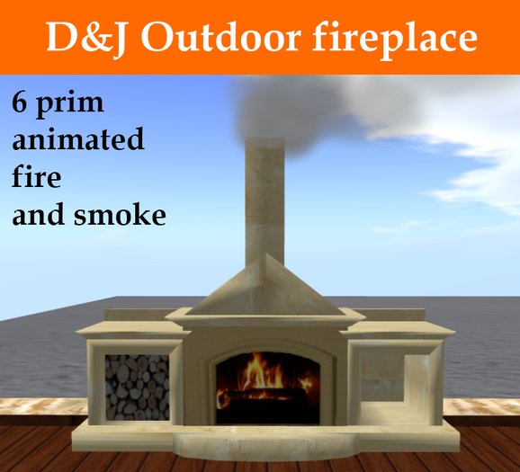 D&J Outdoor Fireplace (boxed)