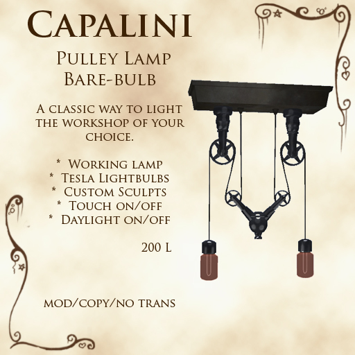 CFF - Pulley Lamp Bare