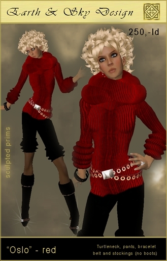 Oslo red - Earth & Sky Design