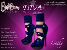 Bootgasm Diva Cathy Blue High Heels