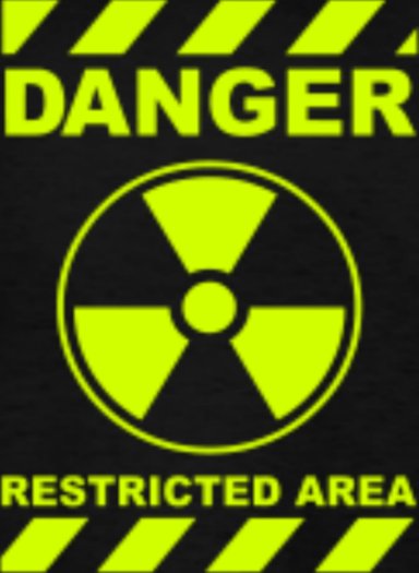 Danger Resrticted Area Sign
