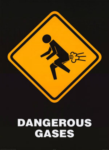 Dangerous Gases Sign