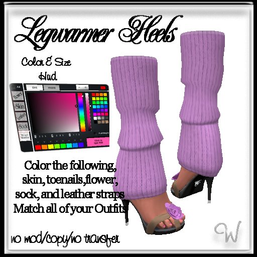 ~WC~ Legwarmer Heels