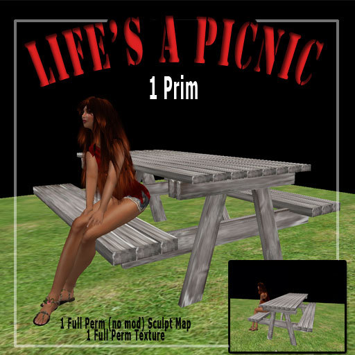 Life's A Picnic  Picnic Table Sculpt Maps