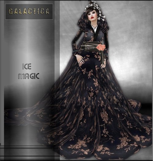 Second Life Marketplace - [Galactica] - Emperess kimono Ice Magic [Limited]