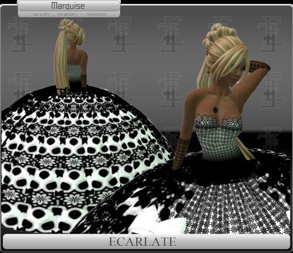 Ecarlate - Dress Marquise / Robe Marquise