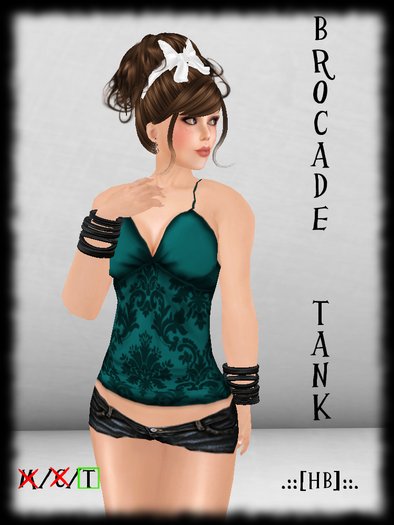 .::[HB]::.  Brocade Tank Aqua