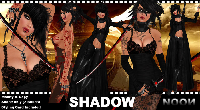 .::NOON::. Shadow Female Shapes