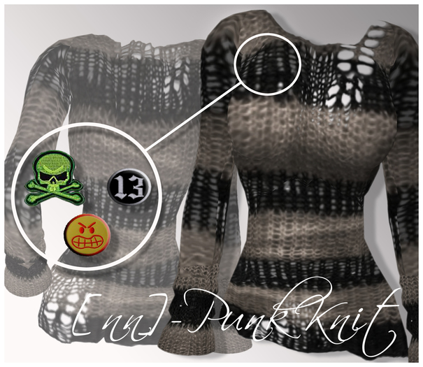 [nn] -Punk Knit -grey