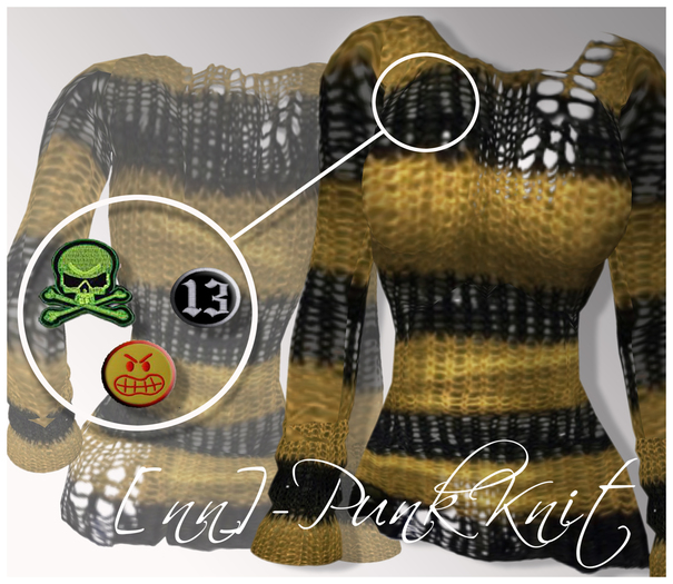 [nn] -Punk Knit - ochre