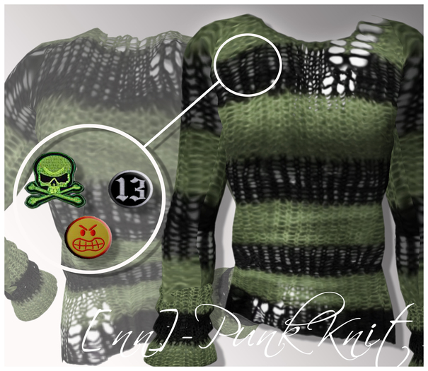 [nn] -Punk Knit - olive