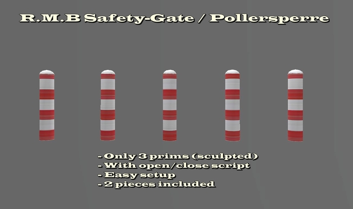 R.M.B SafetyGAte / Pollersperre (Boxed)