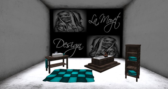 ~La Moyet~ Bathroom Set"Rustic Wood"