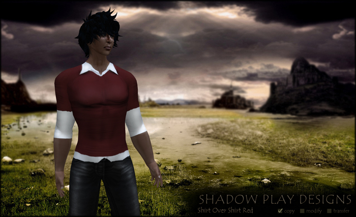 Shadow Play Designs - Shirt Over Shirt Red