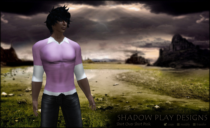 Shadow Play Designs - Shirt Over Shirt Pink