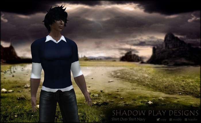 Shadow Play Designs - Shirt Over Shirt Navy