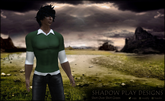 Shadow Play Designs - Shirt Over Shirt Green