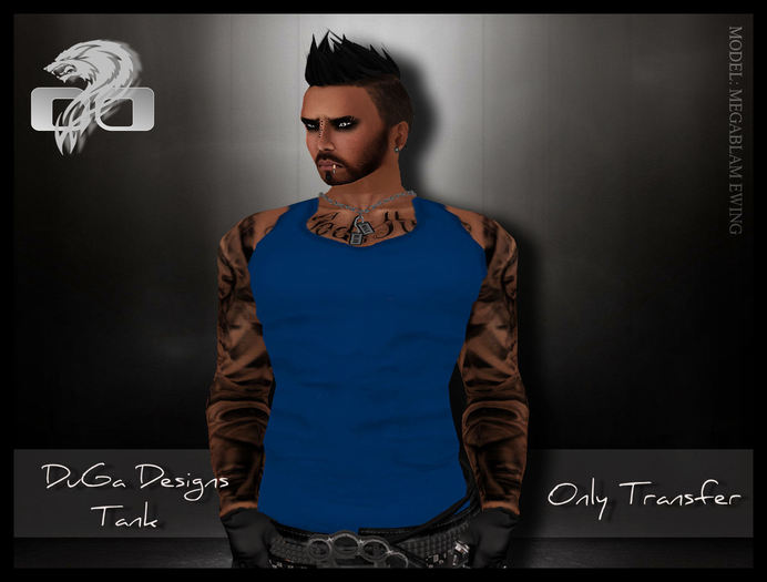 .:DuGa Designs:. - Dark Blue Tank 