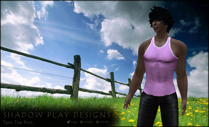 Shadow Play Designs - Tank Top Pink