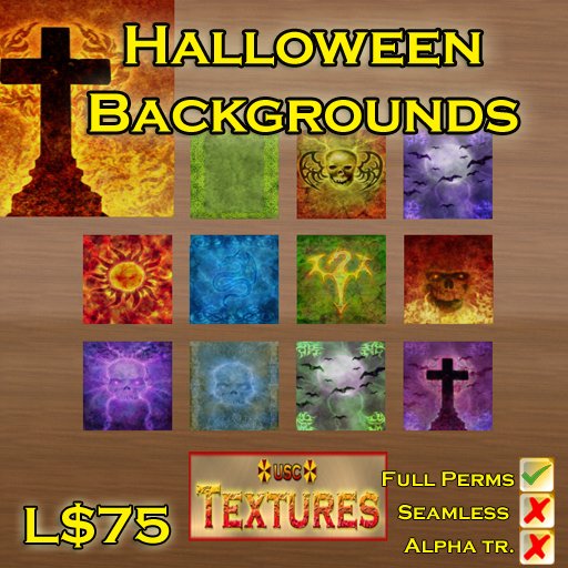 USC Textures - Halloween Backgrounds 